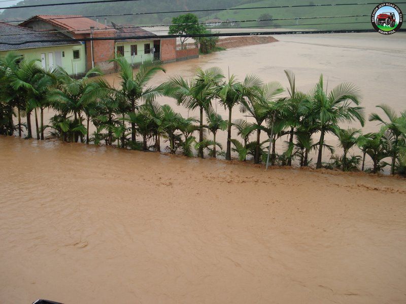 Enchente castiga Blumenau e Região